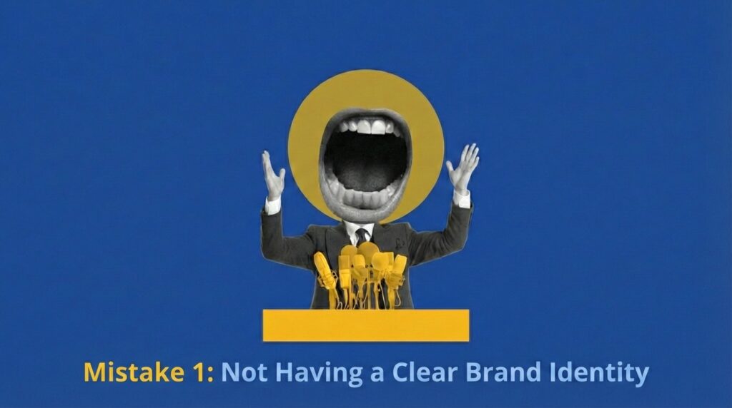 “Aesthetic clinic website with no clear brand identity”